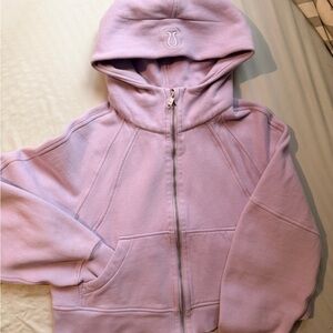 Lululemon Light Purple Zip-Up Hoodie